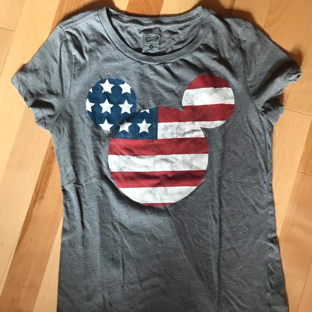 Flag Mickey Tee Shirt